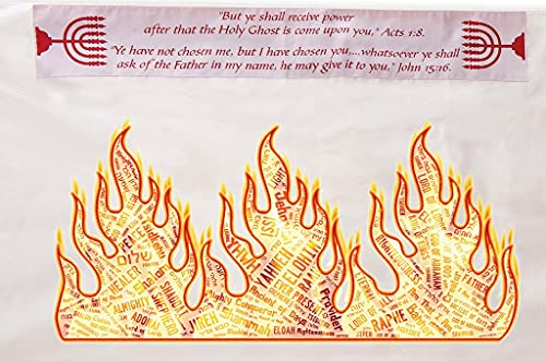 Holy Land Gifts Prayer Shawl-Names of God (72" X 24")-Acrylic