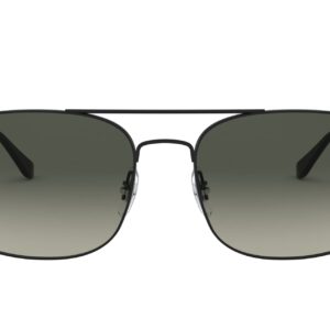 Ray-Ban RB3611 Square Sunglasses, Matte Black/Light Grey Gradient Dark Grey, 60 mm