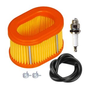 hifrom air filter cleaner fuel line spark plug replacement for 790166 5404h 5404 5404k 93302 93312 93332 93352 100-834 30-123, oval air filter cartridge