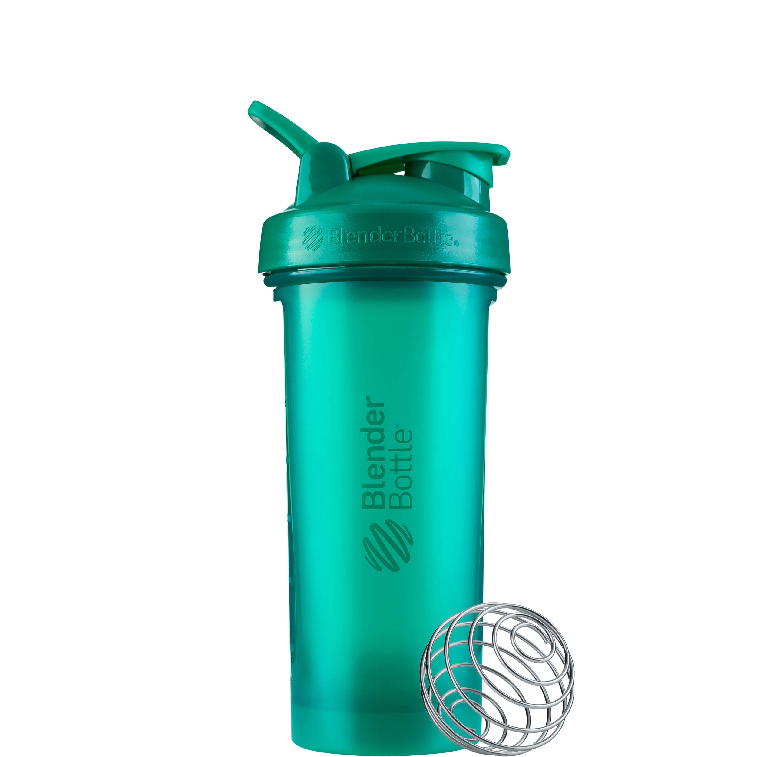 BlenderBottle Classic V2 Shaker Bottle Perfect for Protein Shakes and Pre Workout, 28-Ounce, Emerald Green