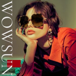 WOWSUN Oversized Big Fashion Sunglasses for Women Irregular Large Shades UV Protection