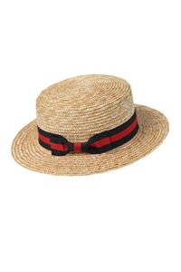 babeyond men's 1920s brim boater hat gatsby straw hat 20s costume accessories