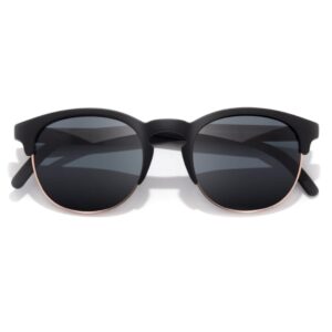 sunski avilas - polarized recycled sunglasses (black slate)