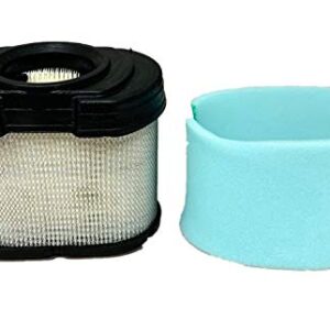 Air Filter & Pre-Filter for Briggs 792303 792105 John Deere GY21057 MIU11515