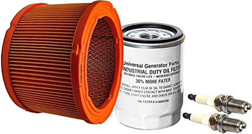 Universal Generator Parts Replacement for 0G5894 and 07185ES w/ 496018T Spark Plugs (Kit1)