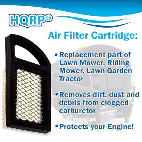 HQRP Filter Cartridge with Pre-Filter compatible with Bolens 13WC762F065, Yard Man 13AC76LF055, Yard Machines 13AC762F000, MTD CC760ES 13AC76LF058 Lawn Tractor