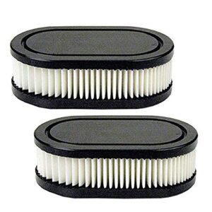 air filters compatible with briggs 4247 5432 5432k 593260 798452 (pack of 2)