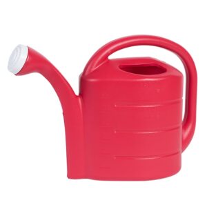 root & vessel 30411 deluxe 2-gallon watering can, red