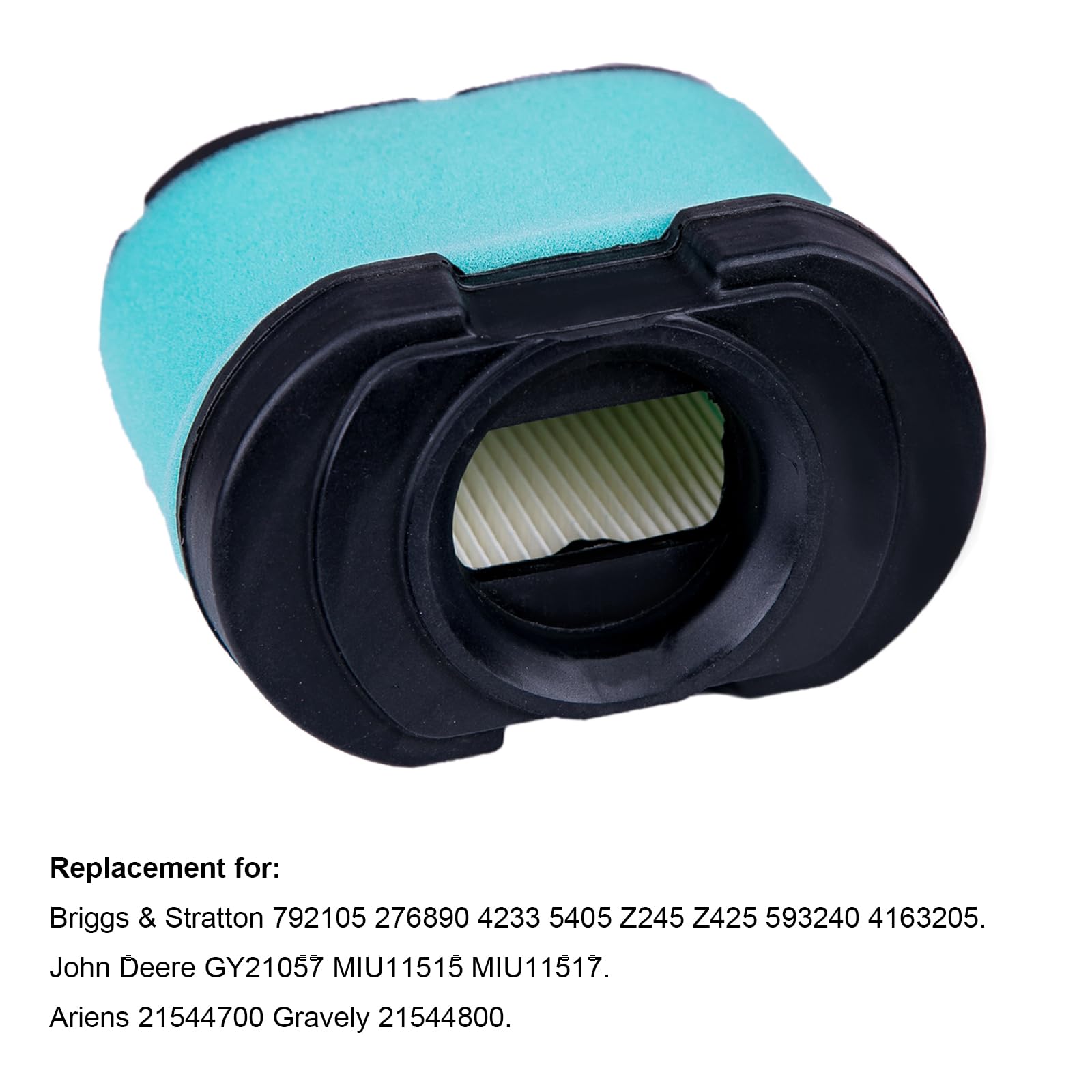 ZLKSKER 792105 Air Filter for B&S 792105 276890 4233 5405 Z245 Z425 J&D GY21057 D160 D170 Lawn Mower Air Cleaner