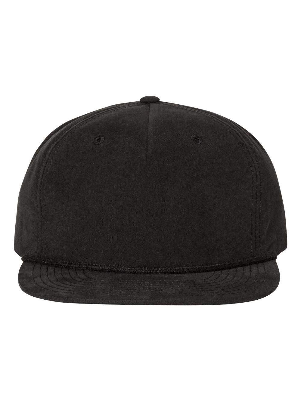 Richardson Umpqua Snapback Cap One Size Black/ Black