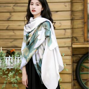 YMXHHB Fashion Scarves Scarf Silk Feeling Scarves Long Lightweight Sunscreen Shawls for Women (Y20)