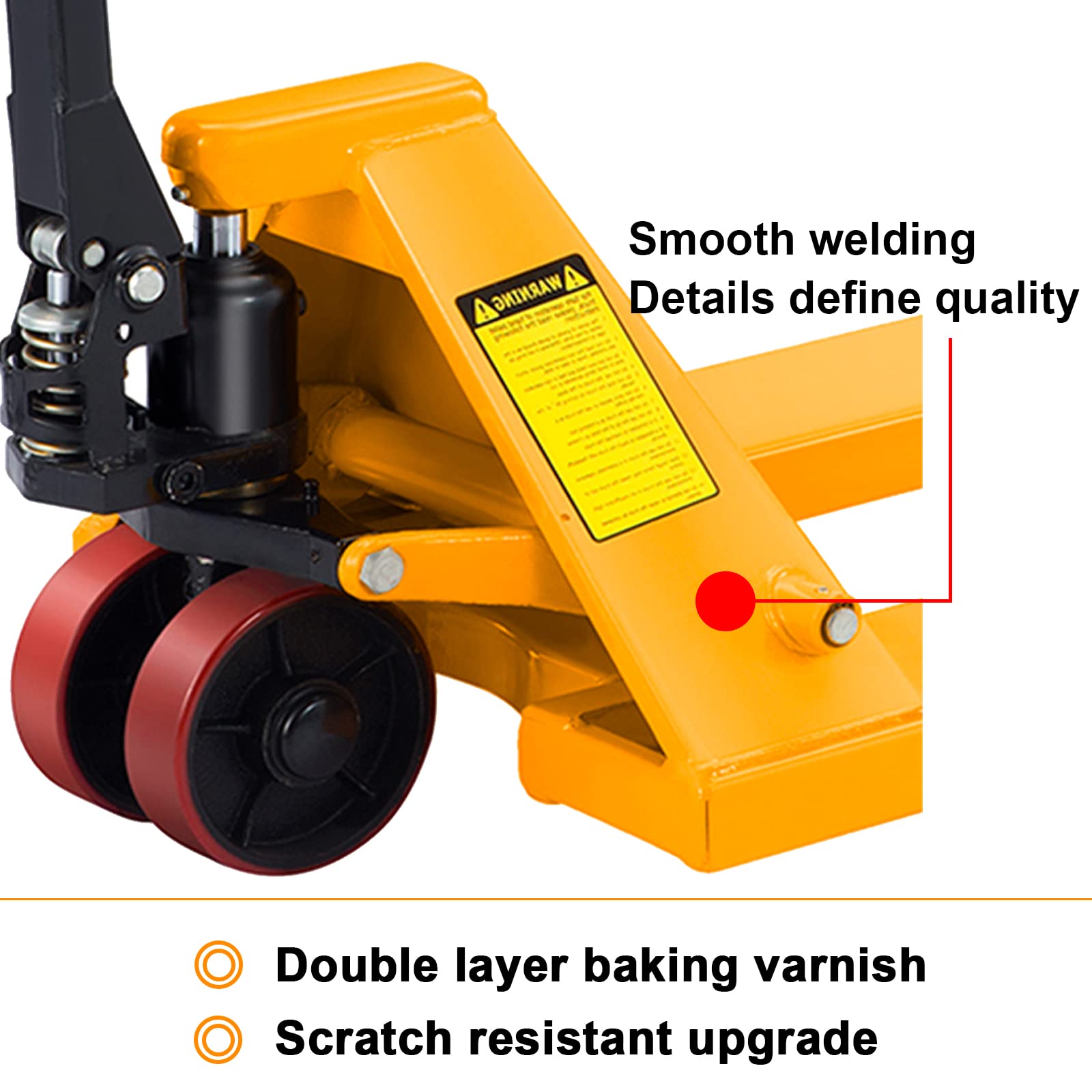 APOLLOLIFT Pallet Jack Truck, 5500lbs Capacity 21" W x 48" L Forks Manual Standard Duty Pallet Truck