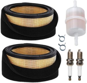 hifrom 45 883 02-s1 air filter with pre-cleaner spark plug 24 050 13-s fuel filter kit for k341, m10 - m16, kt dome style, cv17 - cv25