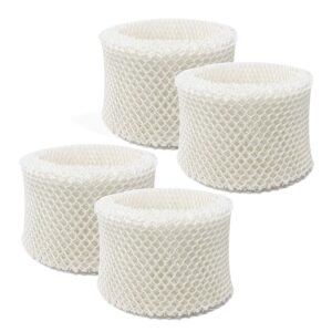 lemige 4 pack humidifier wicking filters compatible with honeywell hc-888, hc-888n, filter c, hcm-890, hev-320 series, compatible with duracraft dcm-200, dh-890