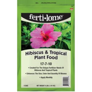 fertilome (11045) hibiscus and tropical plant food 17-7-10 (4 lbs.)