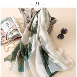 YMXHHB Fashion Scarves Scarf Silk Feeling Scarves Long Lightweight Sunscreen Shawls for Women (Y20)