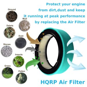 HQRP Filter Cartridge with Pre-Filter Compatible with John Deere GT235, LT166, LTR166, LT170, LX288, SST16, SST18; 1200 Hydro Rake; LG394018JD LG272490S