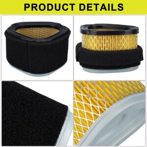 Butom Air Filter for JD LT155 LT133 STX38 LT150 M92359 LX255 GY20574 LX176 LX172 STX46 LX173 STX30 AM121608 Kohler 1208314 Command Pro CV11-16 12 083 05-S, 12 883 05-S1 Tractor Maintenance Kit