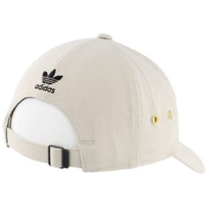 adidas Originals Women's Mini Logo Relaxed Adjustable Cap, Clear Brown/Black, One Size