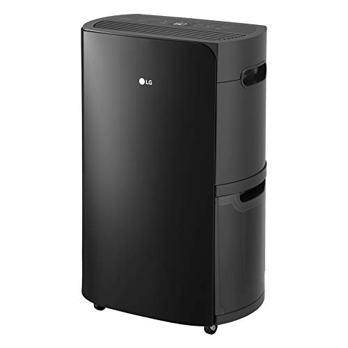 LG UD501KOJ5 PuriCare 2019 50-Pint Pump and Wi-Fi in Black Energy Star Dehumidifier