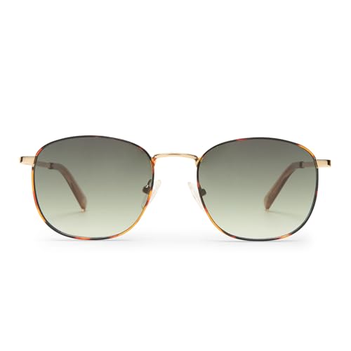 Le Specs Neptune Deux Bright Gold/Tortoise/Khaki Gradient One Size