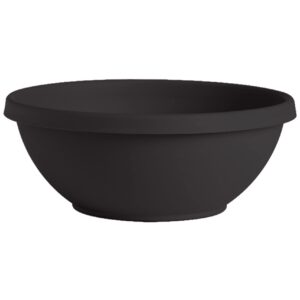 Bloem Terra Plant Bowl Planter 14" - Black