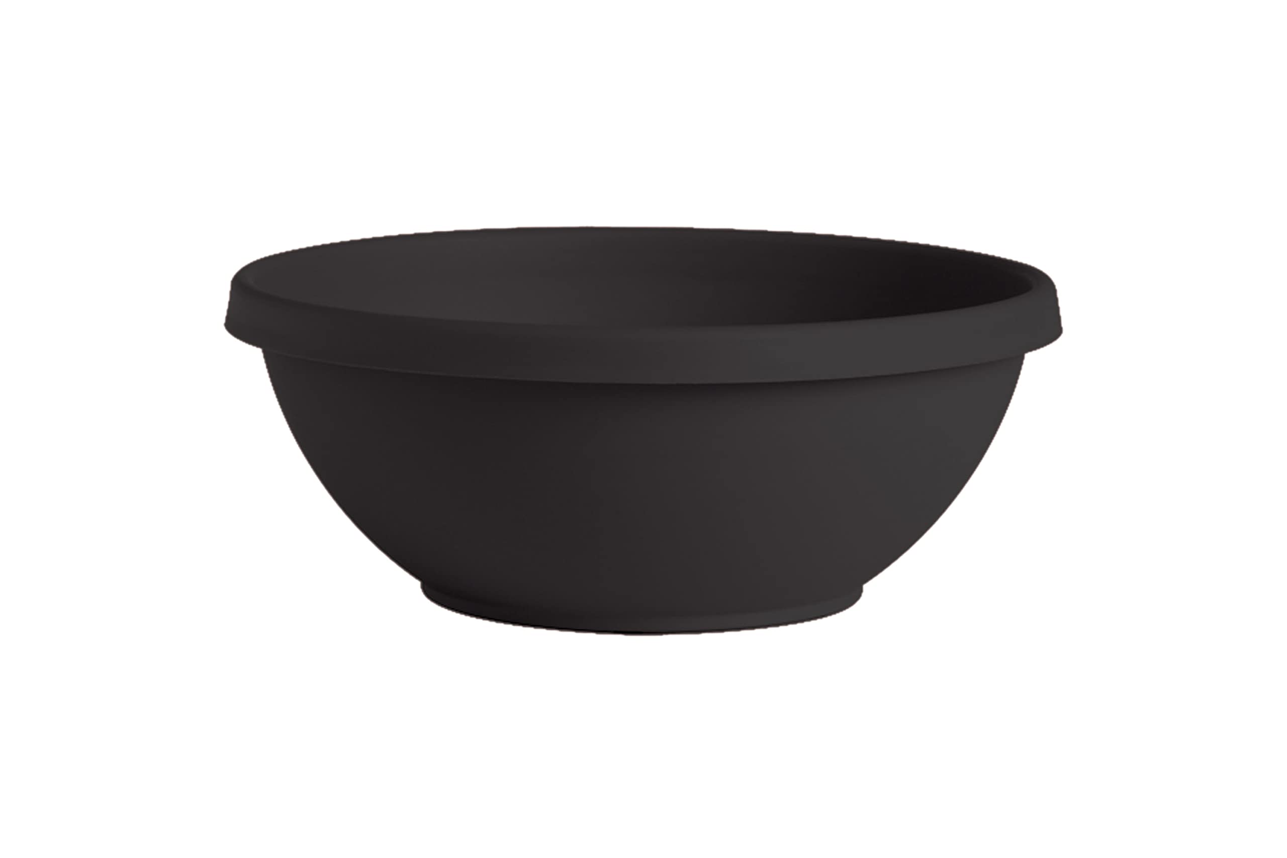 Bloem Terra Plant Bowl Planter 14" - Black