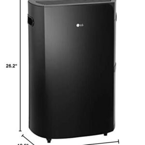 LG UD501KOJ5 PuriCare 2019 50-Pint Pump and Wi-Fi in Black Energy Star Dehumidifier