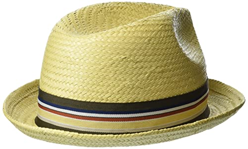 Brixton unisex adult Castor Fedora, Tan, Large US