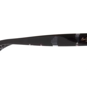 Maui Jim Women's Koki Beach Polarized Universal Fit Fashion Sunglasses, Black and Grey Tortoise/Neutral Grey, Medium