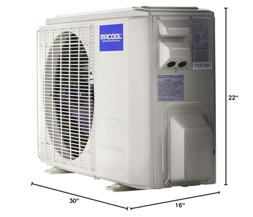 MRCOOL - DIY-36-HP-230B25 DIY 36k BTU 16 SEER Ductless Heat Pump Split System 3rd Generation - 230v