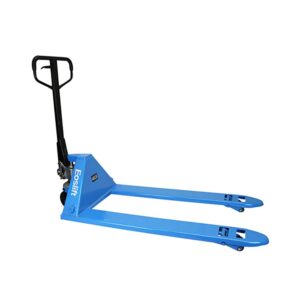 dazone low profile pallet truck jack minimum height 2 in. 4400 lbs. capacity 27 in. x 48 in. polyurethane wheels for loading, unloading and handling palletized goods in warehouse supermarket homes