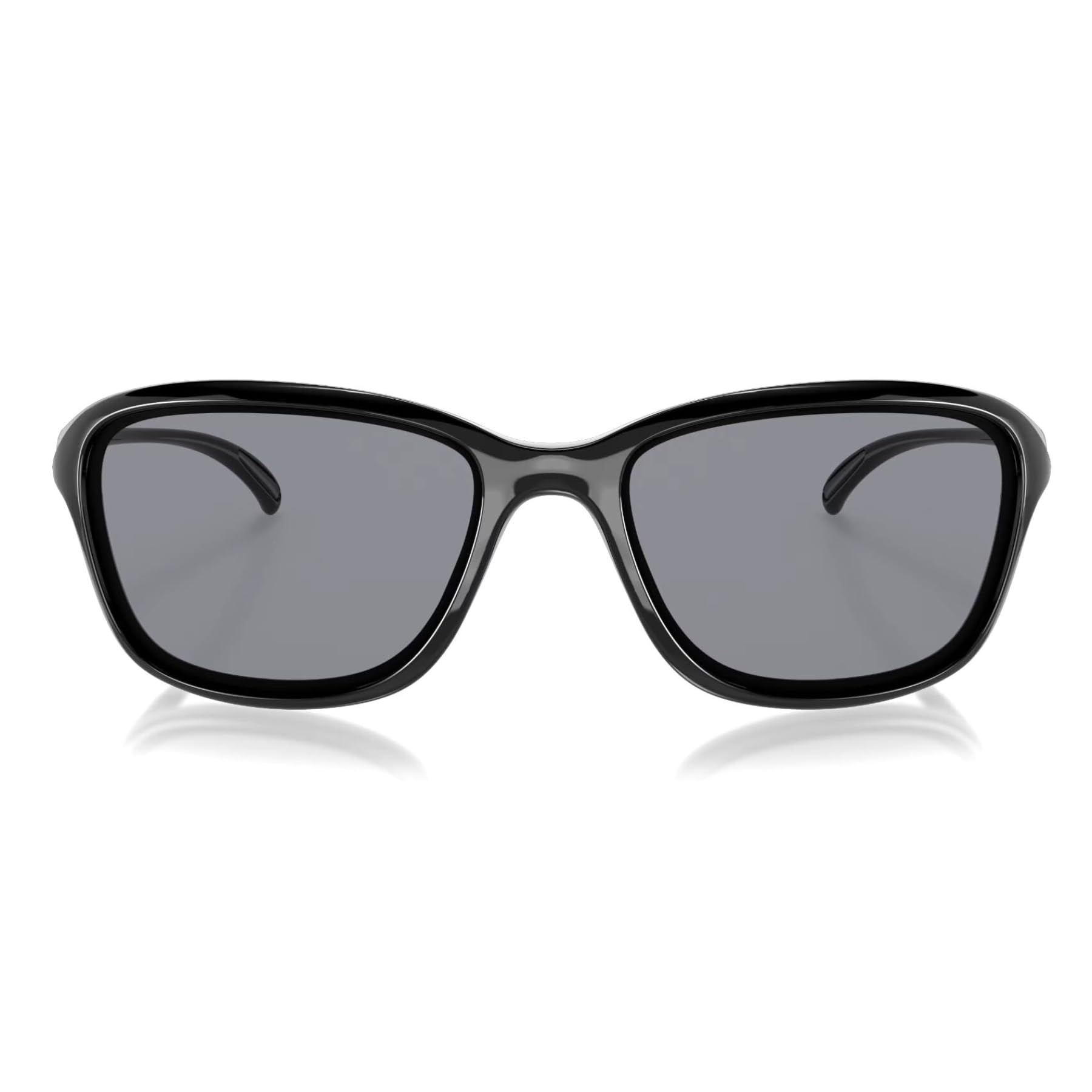 Oakley Woman Sunglasses Polished Black Frame, Grey Lenses, 59MM