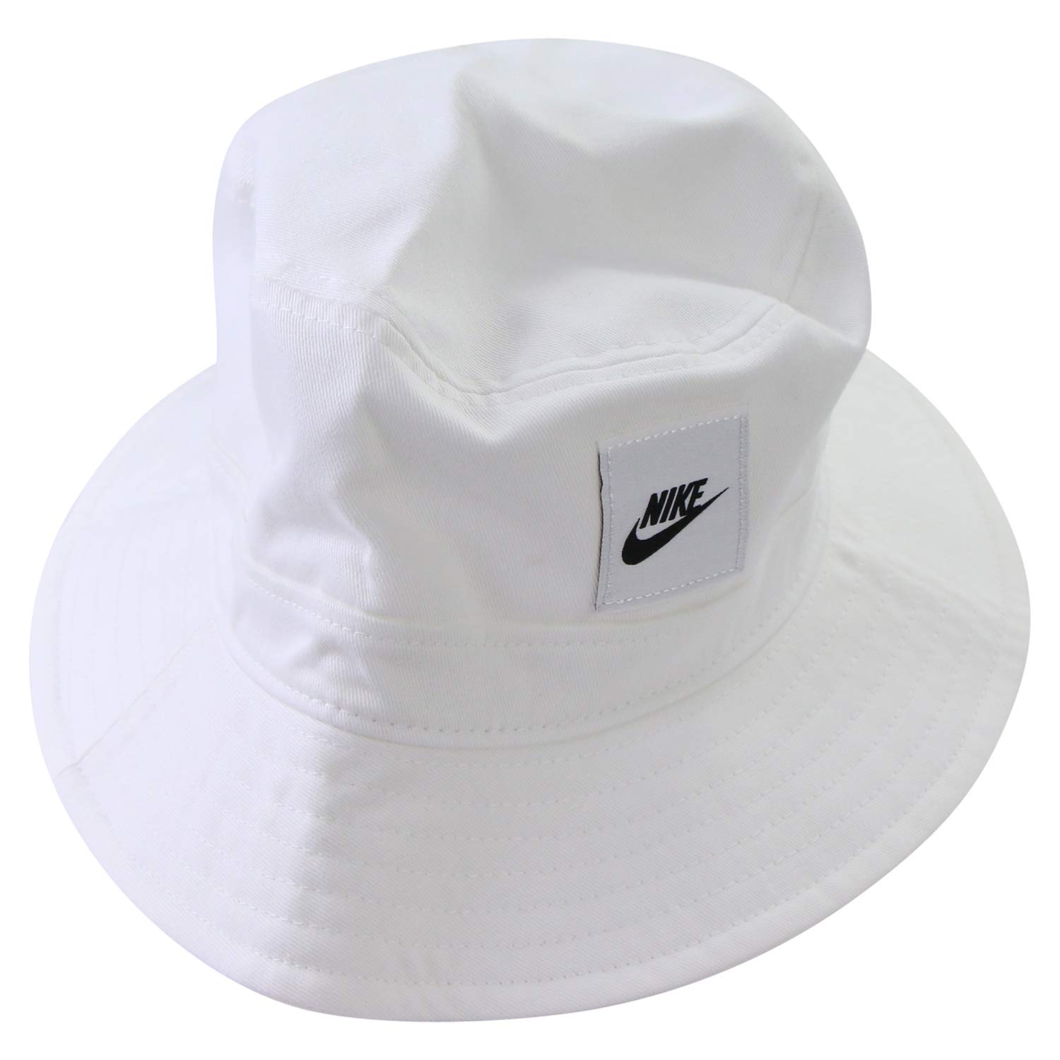 NIKE Unisex's U NSW Bucket Futura CORE Hat, White, M/L