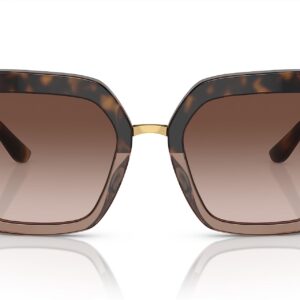 Dolce & Gabbana DG4373 Top Havana Transparent Brown/Brown Gradient One Size