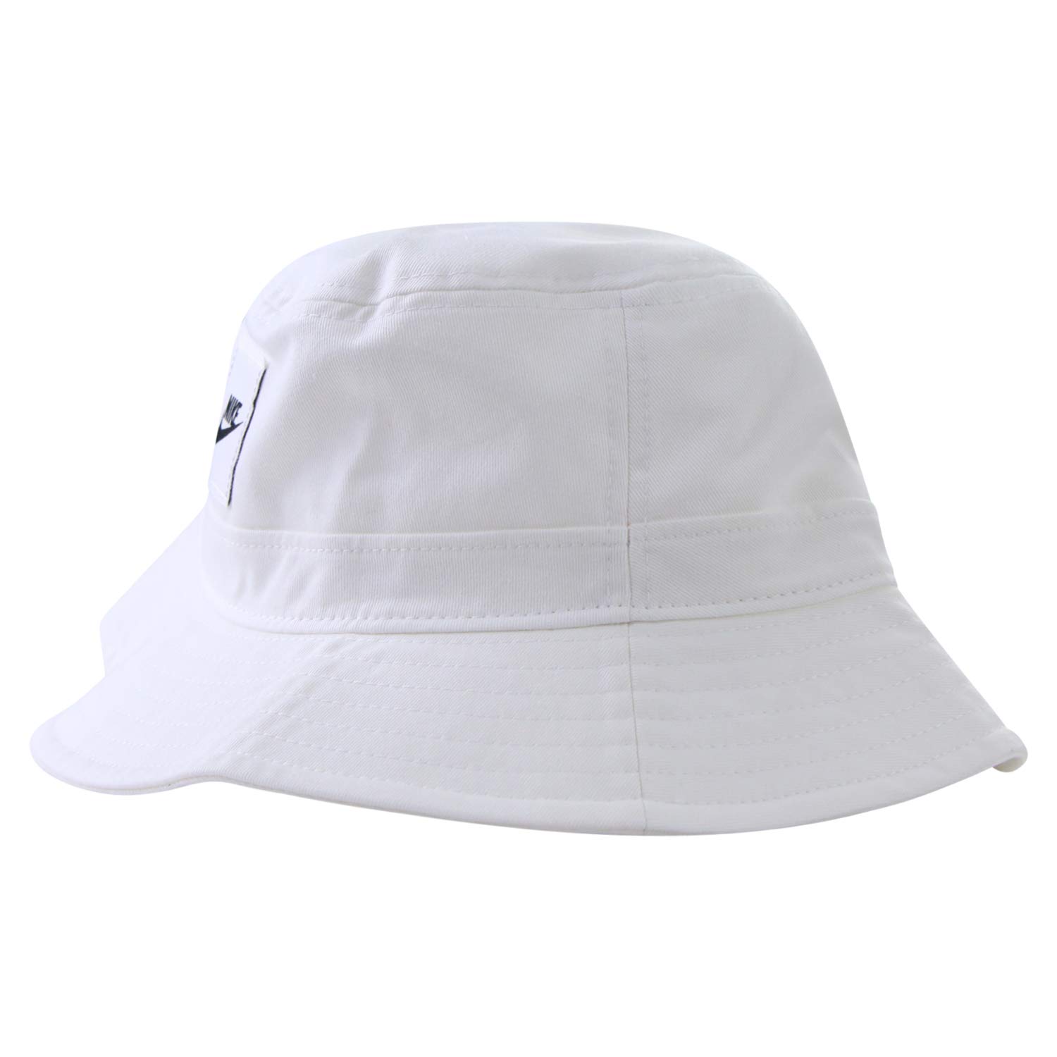 NIKE Unisex's U NSW Bucket Futura CORE Hat, White, M/L