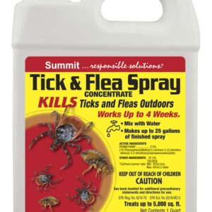 Summit...reponsible solutions. TICK & FLEA Spray - Concentrate - Quart, Natural