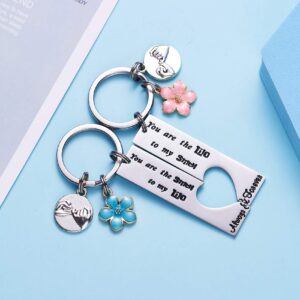 LParkin Best Friend Keychain Friendship Gift You are The Lilo to My Stitch Lilo and Stitch Inspired Keychain Gift for BFF (Lilo Stitch)