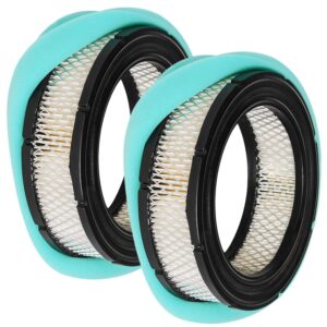 hifrom 692519 round air filter cartridge combo 692520 pre-filter replacement for 541477 542477 543477 lawn mower air cleaner (pack of 2)