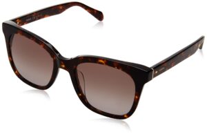 fossil womens fossil female style fos 2098/g/s sunglasses, havana, 53mm 20mm us