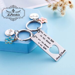 LParkin Best Friend Keychain Friendship Gift You are The Lilo to My Stitch Lilo and Stitch Inspired Keychain Gift for BFF (Lilo Stitch)