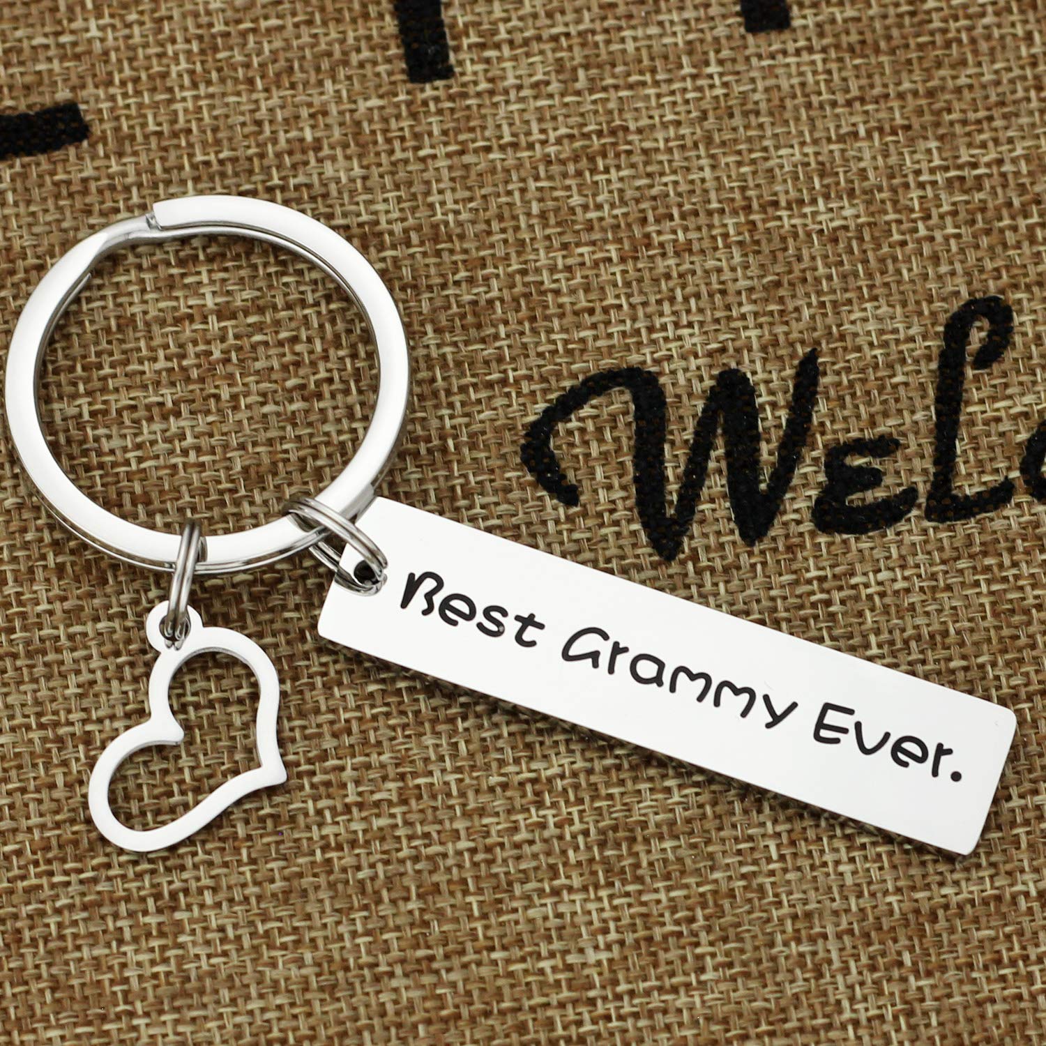 Kivosliviz Grammy Gift Keychain Best Grammy Ever Granny Gifts for Grandma Grandmother