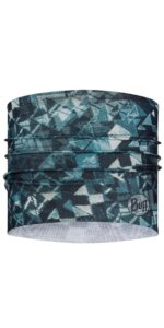 buff coolnet uv half neck gaitor, upf 50 sun protection, breathable, cooling bandana, versatile, quick dry face mask, laertes, adult size