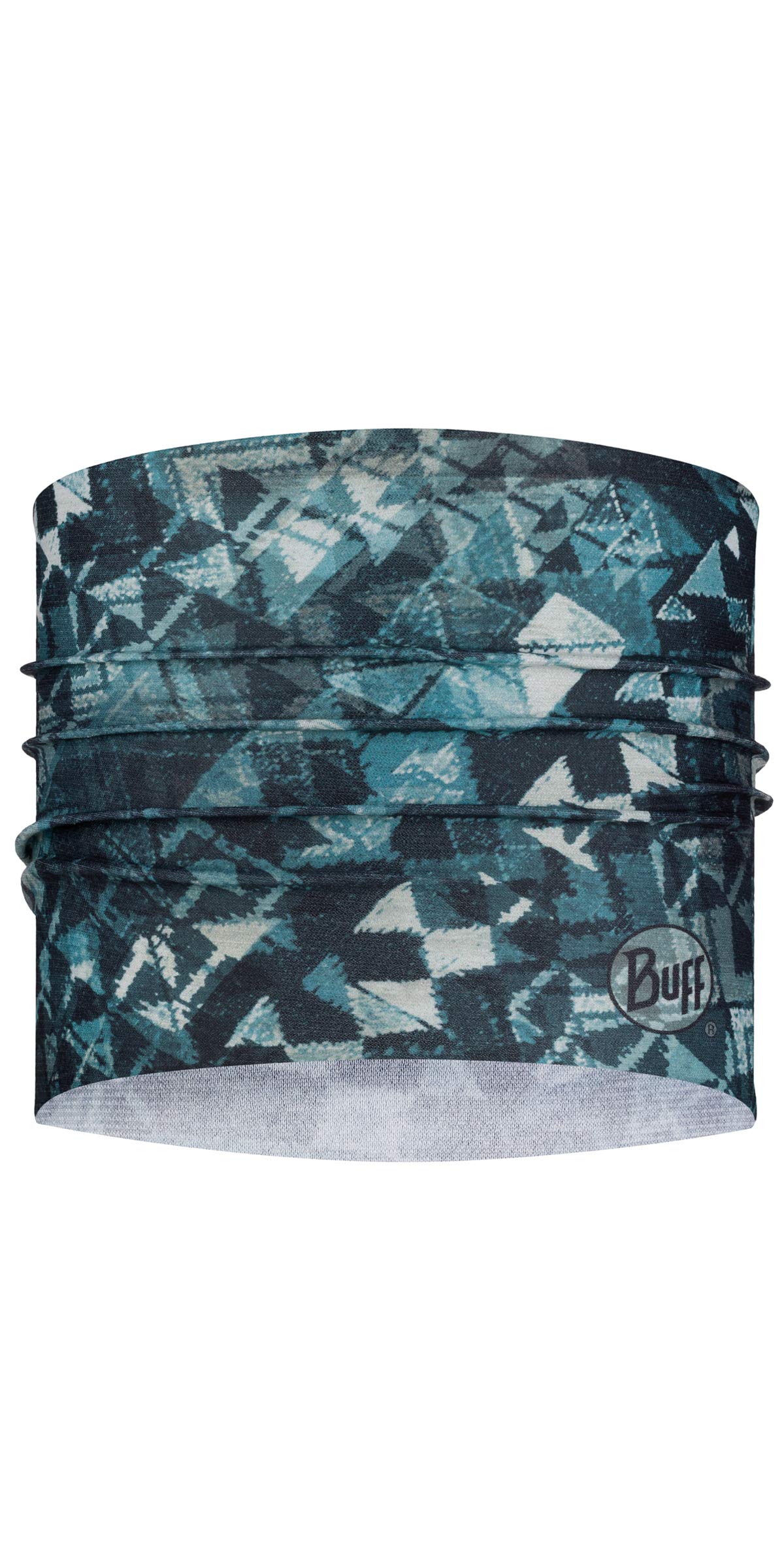 BUFF CoolNet UV Half Neck Gaitor, UPF 50 Sun Protection, Breathable, Cooling Bandana, Versatile, Quick Dry Face Mask, Laertes, Adult Size