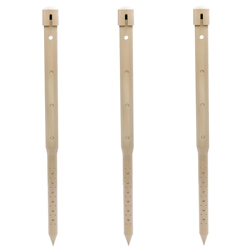 24-inch DEEP DRIP Tree Watering Stake (3 Pack) (Tan) | UV-Protected ABS Plastic Deep Root Irrigation Spike for Trees, Fruit Trees, Flowering Trees, Nut Trees