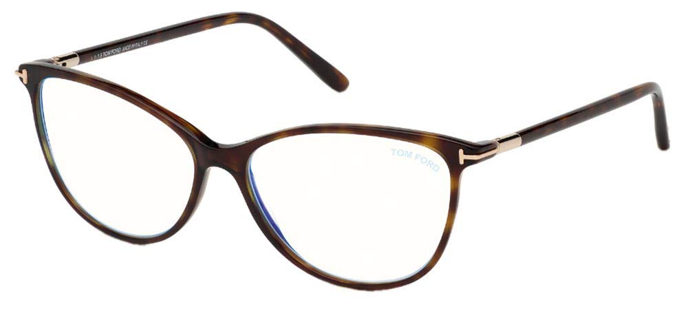 Eyeglasses Tom Ford FT 5616 -B 052 Shiny Classic Dk. Havana W. Rose Gold Details