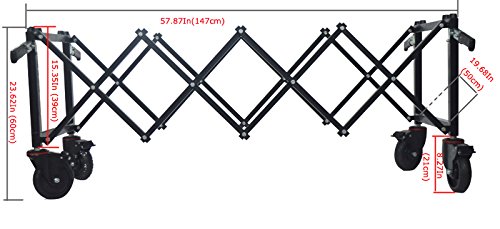 INTSUPERMAI Carbon Steel Funeral Stretcher Truck Church Truck Casket Stand Trolley Cart Fordable Mortuary Supply Fordable Coffin Cart