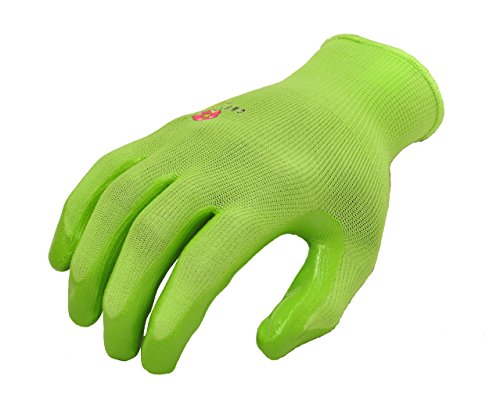 12 PAIRS Women Gardening Gloves with Micro Foam Coating - Garden Gloves Texture Grip - Women’s Work Glove - Working Gloves For Weeding, Digging, Raking and Pruning, Medium