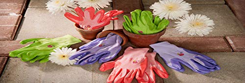 12 PAIRS Women Gardening Gloves with Micro Foam Coating - Garden Gloves Texture Grip - Women’s Work Glove - Working Gloves For Weeding, Digging, Raking and Pruning, Medium