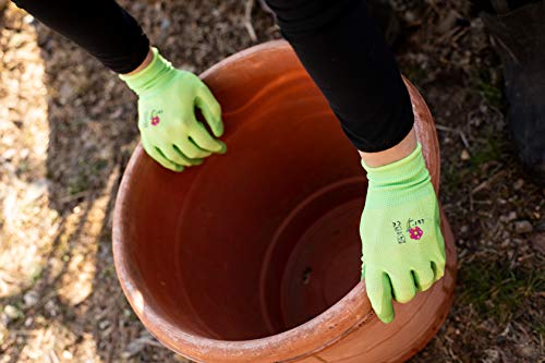 12 PAIRS Women Gardening Gloves with Micro Foam Coating - Garden Gloves Texture Grip - Women’s Work Glove - Working Gloves For Weeding, Digging, Raking and Pruning, Medium